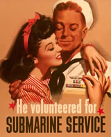 Navy Recruiting Poster - Submaring Service