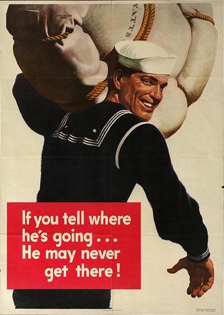 Navy Recruiting Poster - If you tell ...