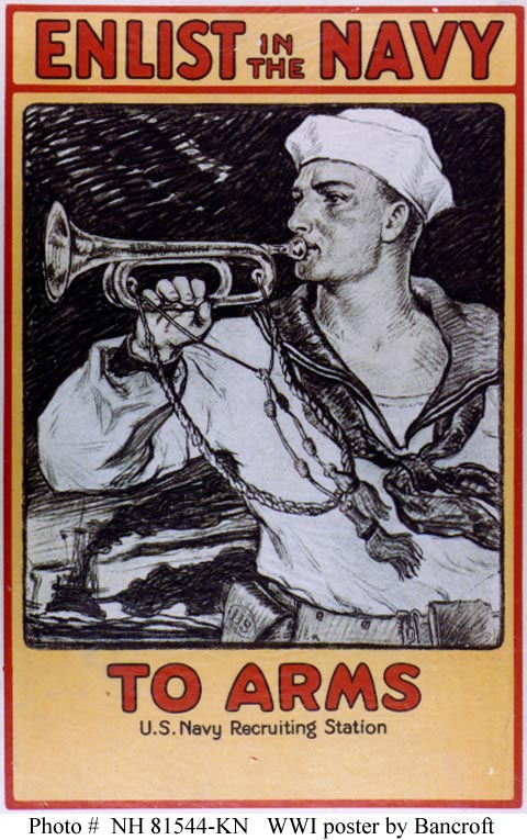 Navy Recruiting Poster - To Arms