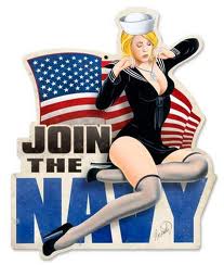 Navy Recruiting Poster - Join the Navy Pin-up