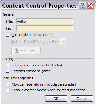 mapped content controls 2