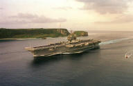 USS KITTY HAWK - Guam USA