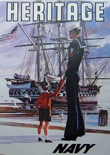 Navy Recruiting Poster - Heritage