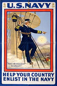 Navy Recruiting Poster - Farragut