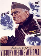 Navy Recruiting Poster - Hit Hard ...