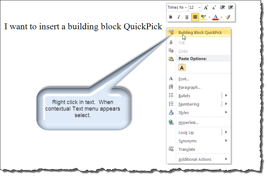 Building sales blocks excel