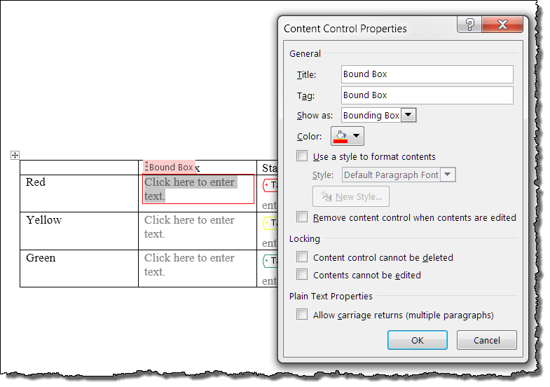 Content Control Enhancements In Word 2013