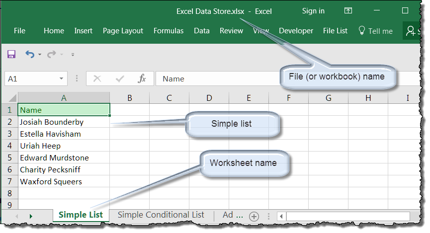 Import Excel List Into Word Dropdown List 9823