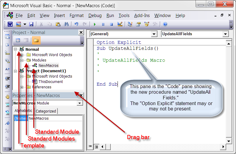 word 2010 macro shortcut keys